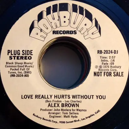 Alex Brown - Love Really Hurts Without You