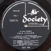 LP - Alex Campbell - Alex Campbell Sings Folk