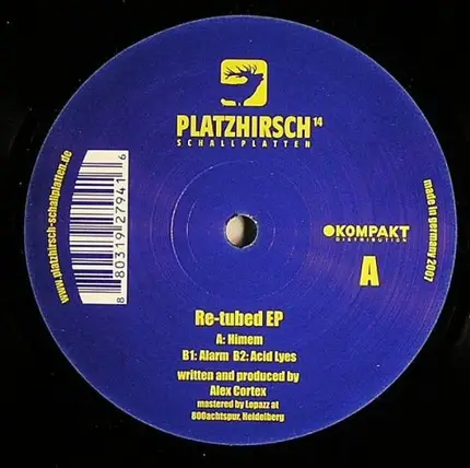 Alex Cortex - Re-Tubed EP