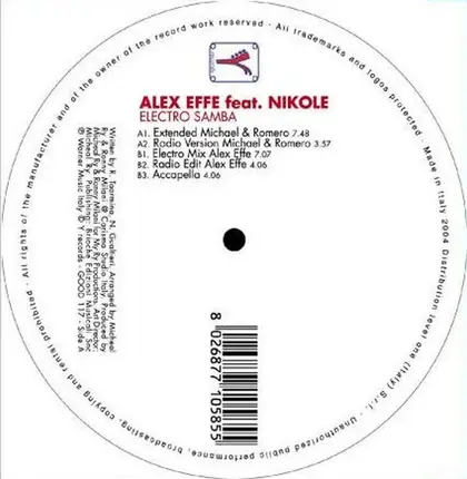 Alex Effe Feat. Nikole - Electro Samba
