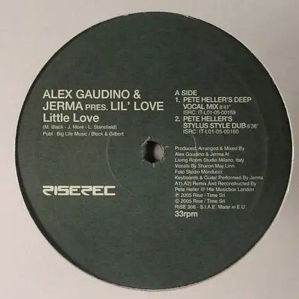 Alex Gaudino & Jerma Pres. Lil' Love - Little Love (Remixes) ‎