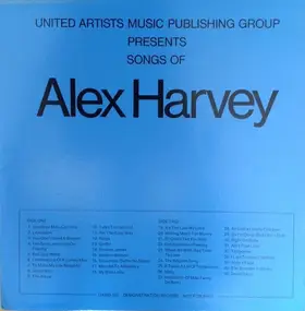 Alex Harvey - United Artists Music Publishing Group Presents Songs Of Alex Harvey