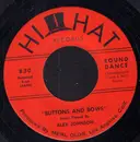 7inch Vinyl Single - Alex Johnson & Gene Graf - Buttons And Bows/ Abilene - Dance Instruction Sheet