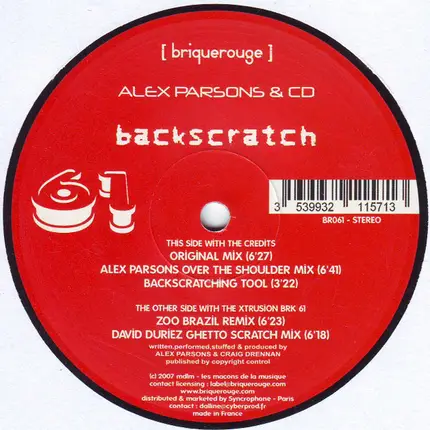Alex Parsons & Craig Drennan - Backscratch
