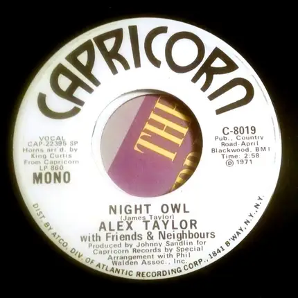 Alex Taylor - Night Owl