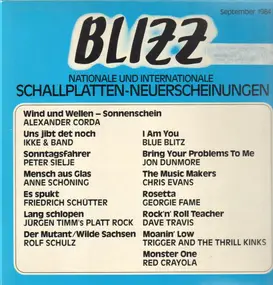 Peter Silje - Blizz Nationale Und Internationale Schallplatten-Neuerscheinungen September 1984