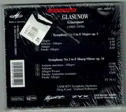 CD - Alexander Glazunov | USSR RTV Symphony Orchestra , Vladimir Fedoseyev - Symphony No 1 & No 2