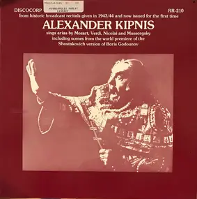 Alexander Kipnis - Opera Arias