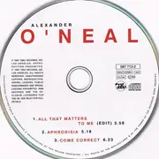 CD Single - Alexander O'Neal - All That Matters To Me