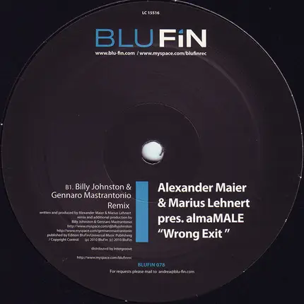 Alexander Maier & Marius Lehnert Pres. almaMALE - Wrong Exit