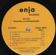 LP - Alexander von Schlippenbach - Payan