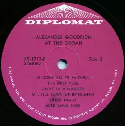 Alexander Goodrich - at the organ