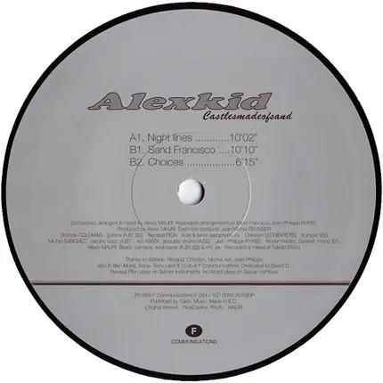 Alexkid - Castlesmadeofsand