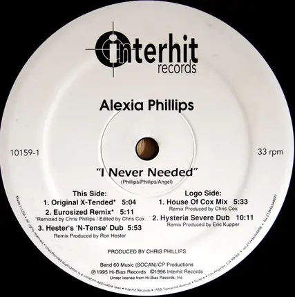 Alexia Phillips - I Never Needed
