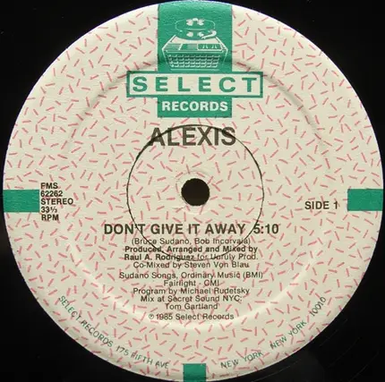 Alexis - Don't Give It Away
