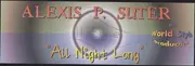12inch Vinyl Single - Alexis P. Suter - All Night Long