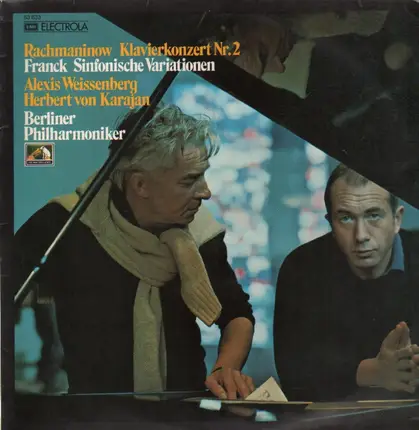 Alexis Weissenberg, Herbert von Karajan, Berliner Philh - Rachmaninow-Klavierkonzert Nr.2, Franck-Sinfonische Variationen