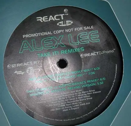 Alex Lee - Take It! (Remixes)