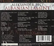 CD - Aleksandër Peçi - Albanian Lament - Still Sealed