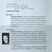 Double CD - Alessandro Baricco - Seide