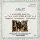 LP - Alessandro Scarlatti , Antonio Vivaldi , Giuseppe Sammartini , Tomaso Albinoni , Hans-Martin Linde - A. Scarlatti Sinfonia No. 2. A. Vivaldi, G. Sammartini, T. Albinioni Flötenkonzerte, Concertos For Flute, Concertos Pour Flûte - gatefold
