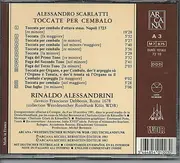 CD - Alessandro Scarlatti , Rinaldo Alessandrini - Toccate Per Cembalo