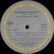 LP - Scarlatti / Händel - Cantata-Su Le Sponde Del Tebro; Aires & Arias