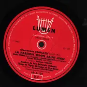 LP - Alessandro Scarlatti / Members Of Yale University Orchestra Et The Choir Of St. Thomas's Episcopal - La Passion Selon Saint Jean