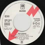7inch Vinyl Single - Alessi - Sad Songs
