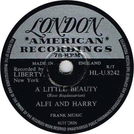 Alfi And Harry - Trouble With Harry / A Little Beauty