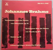 Alfons & Aloys Kontarsky — Johannes Brahms - Variationen OP. 23; 56b / Walzer OP. 39