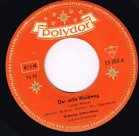 Alfons Bauer Mit Seinem Orchester - Der Stille Waldweg / Du Schöne Rosmarie