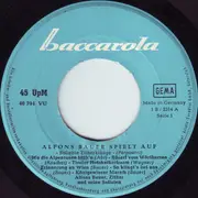 7inch Vinyl Single - Alfons Bauer Mit Seinen Solisten - Alfons Bauer Spielt Auf (Beliebte Zitherklänge)