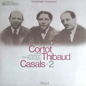 Alfred Cortot - Klaviertrio Nr. 7 B-Dur Erzherzogstrio