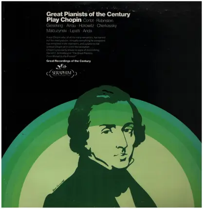 Alfred Cortot , Arthur Rubinstein , Walter Gieseking , Claudio Arrau , Vladimir Horowitz , Shura Ch - Great Pianists Of The Century Play Chopin