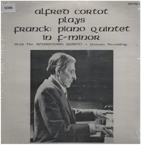 Alfred Cortot plays Franck - Piano Quintett in f-minor