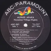 LP - Alfred Apaka - Hawaiian Village Nights - Mono