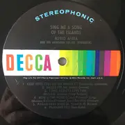 LP - Alfred Apaka's Hawaiian Village Serenaders - Sing Me A Song Of The Islands