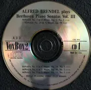 Double CD - Alfred Brendel , Ludwig van Beethoven - Piano Sonatas, Vol. III
