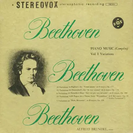 Alfred Brendel - Beethoven Piano Music, Vol.I