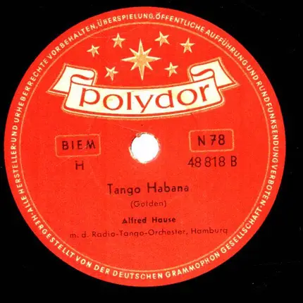 Alfred Hause - Blue Tango / Tango Habana