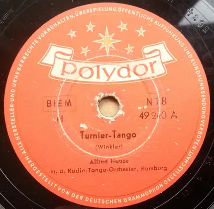 Alfred Hause - Turnier-Tango / Meisterschafts-Tango