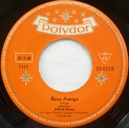 Alfred Hause Mit Dem Radio-Tango-Orchester Hamburg - Hernando's Hideaway