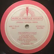 LP - Johann Wilhelm Hertel - Oboe Concerto / Partitas Nos. 1 & 2 / Trio No. 3