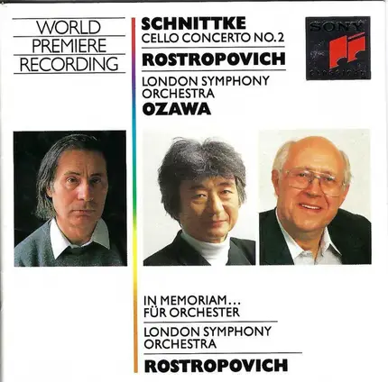 Schnittke -  Rostropovich / Ozawa - Cello Concerto No. 2 - In Memoriam...