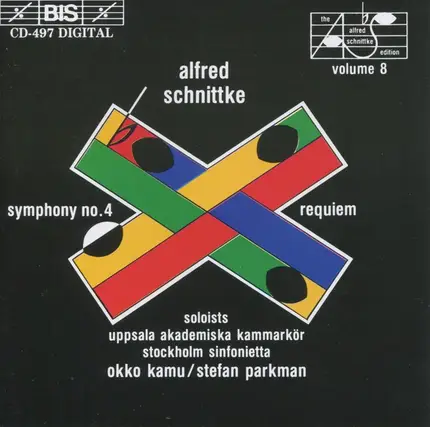Alfred Schnittke - Uppsala Akademiska Kammarkör , Stockholm Sinfonietta , Okko Kamu / Stefan Parkman - Symphony No. 4; Requiem