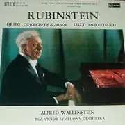LP - Alfred Wallenstein Conducts Arthur Rubinstein Playing With The RCA Victor Symphony Orchestra Compos - Concerto In A Minor, Op. 16 / Concerto No. 1 In E-Flat