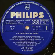 LP - Alfredo y Sus Amigos - Canciones Para Beber