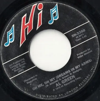 Al Green - Oh Me, Oh My (Dreams In My Arms)