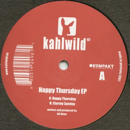 Ali Khan - Happy Thursday EP